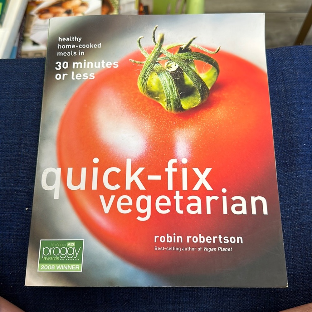 Quick fix vegetarian cookbook